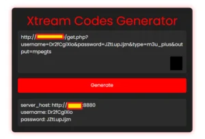 Xtream IPTV Code Generator